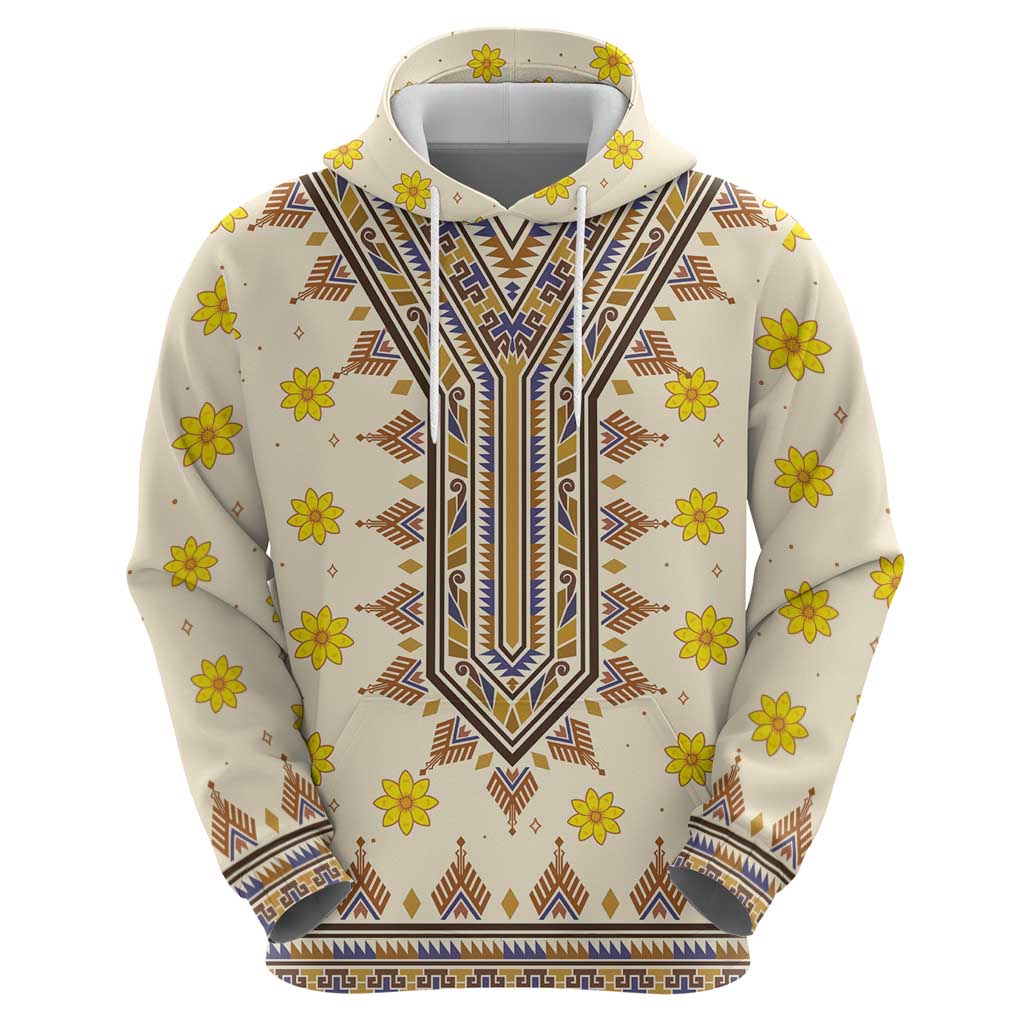 Enkutatash Dashiki Adey Abeba Pattern Hoodie - Wonder Print Shop