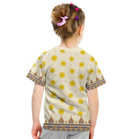 Enkutatash Dashiki Adey Abeba Pattern Kid T Shirt - Wonder Print Shop