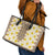 Enkutatash Dashiki Adey Abeba Pattern Leather Tote Bag - Wonder Print Shop