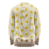 Enkutatash Dashiki Adey Abeba Pattern Long Sleeve Shirt - Wonder Print Shop