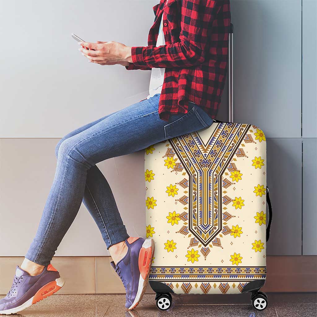Enkutatash Dashiki Adey Abeba Pattern Luggage Cover - Wonder Print Shop