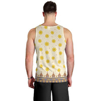 Enkutatash Dashiki Adey Abeba Pattern Men Tank Top - Wonder Print Shop