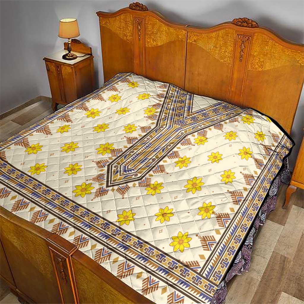 Enkutatash Dashiki Adey Abeba Pattern Quilt - Wonder Print Shop