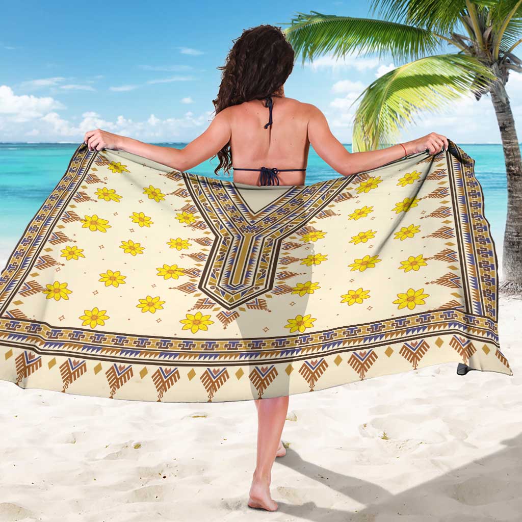 Enkutatash Dashiki Adey Abeba Pattern Sarong - Wonder Print Shop