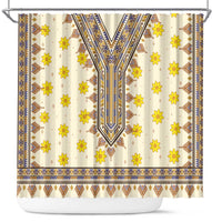 Enkutatash Dashiki Adey Abeba Pattern Shower Curtain