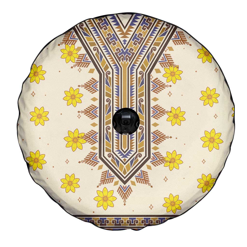 Enkutatash Dashiki Adey Abeba Pattern Spare Tire Cover - Wonder Print Shop