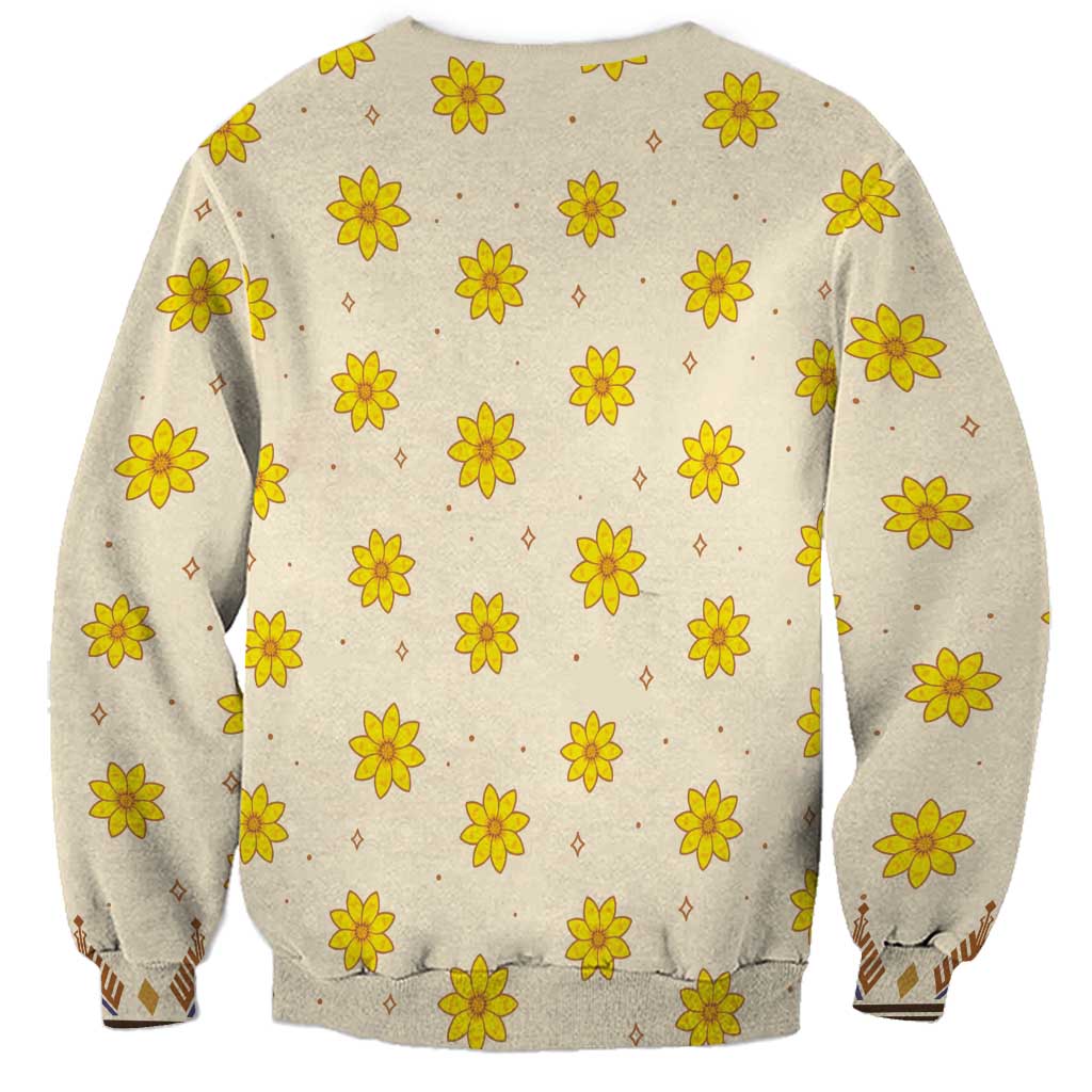 Enkutatash Dashiki Adey Abeba Pattern Sweatshirt - Wonder Print Shop