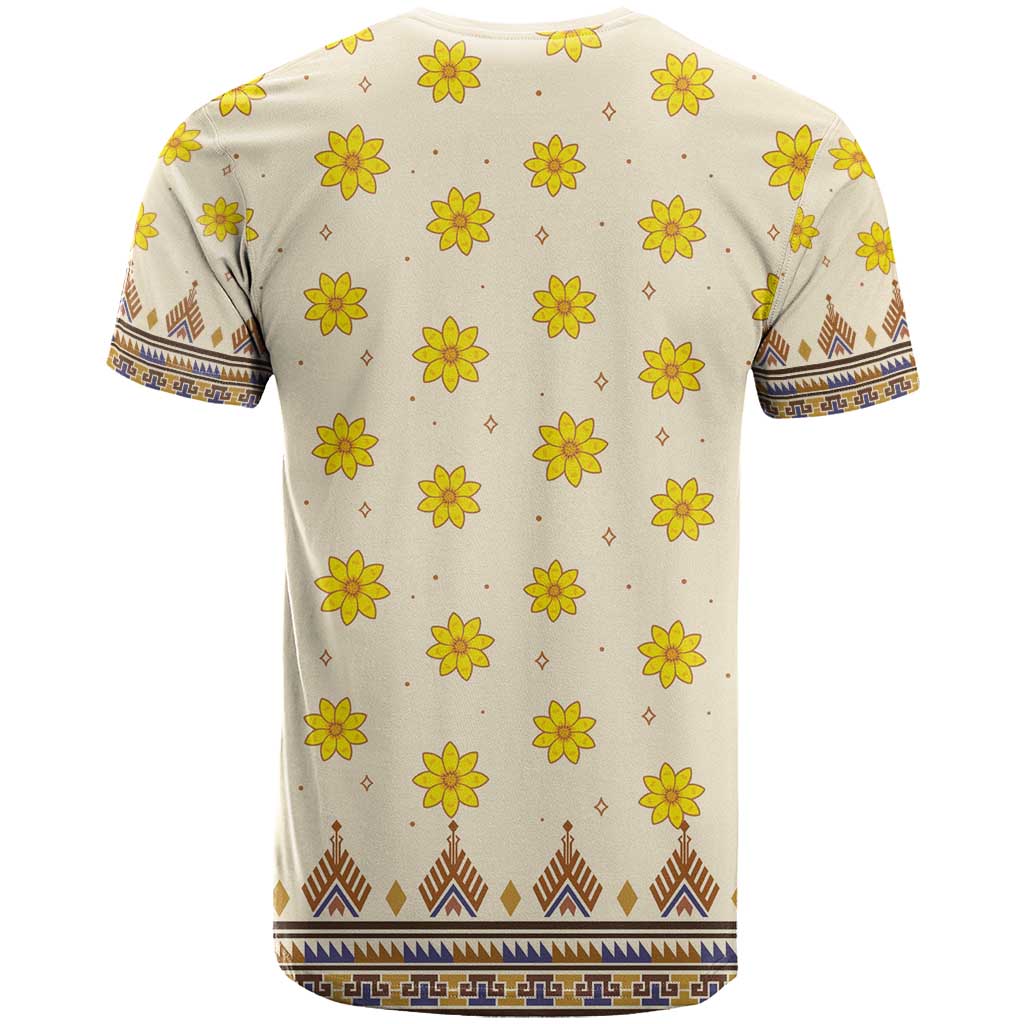 Enkutatash Dashiki Adey Abeba Pattern T Shirt - Wonder Print Shop