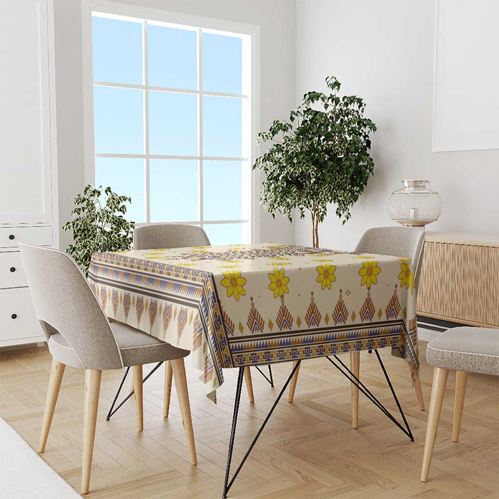 Enkutatash Dashiki Adey Abeba Pattern Tablecloth - Wonder Print Shop
