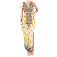 Enkutatash Dashiki Adey Abeba Pattern Tank Maxi Dress - Wonder Print Shop