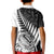 New Zealand Silver Fern Rugby Kid Polo Shirt Aotearoa Maori White Version - Wonder Print Shop
