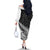 New Zealand Silver Fern Rugby Off The Shoulder Long Sleeve Dress Aotearoa Maori White Version - Wonder Print Shop