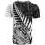 New Zealand Silver Fern Rugby T Shirt Aotearoa Maori White Version - Wonder Print Shop