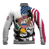 United States Labor Day Baseball Jacket Happy Labor Day 4th September - Wonder Print Shop