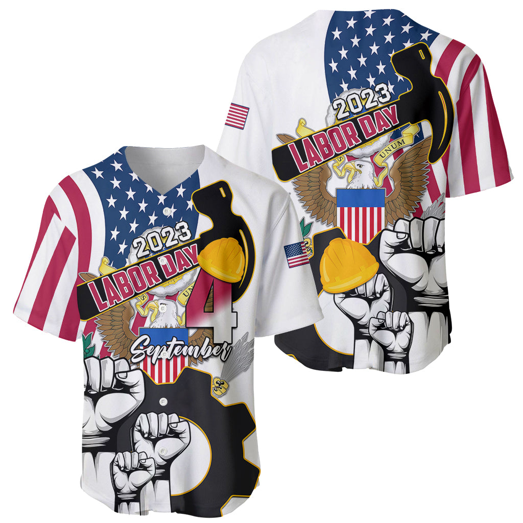 United States Labor Day Baseball Jersey Happy Labor Day 4th September - Wonder Print Shop