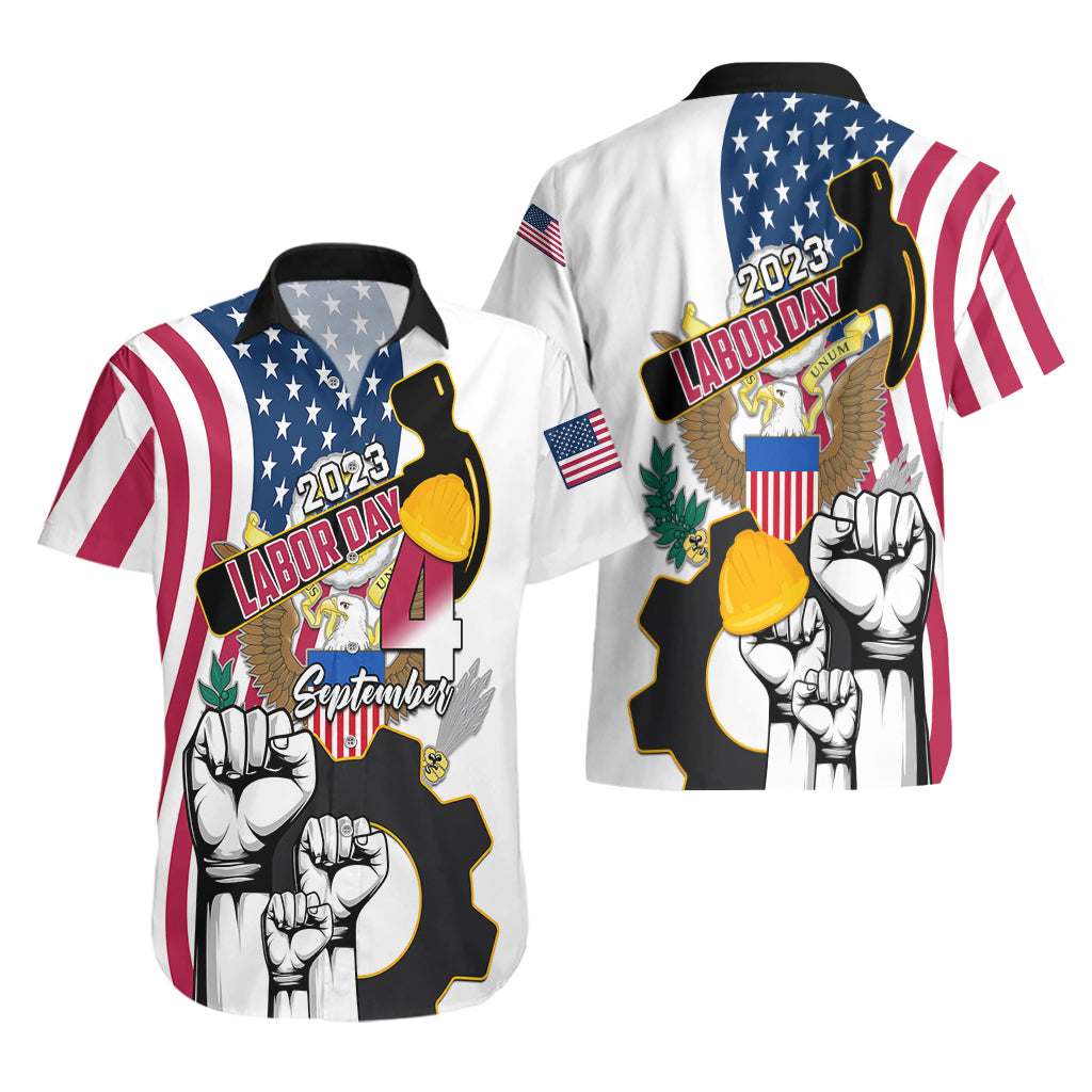 United States Labor Day Hawaiian Shirt Happy Labor Day 4th September - Wonder Print Shop