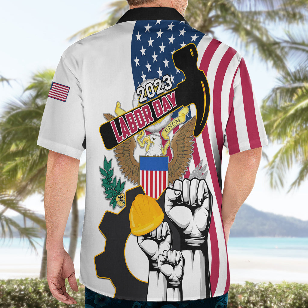 United States Labor Day Hawaiian Shirt Happy Labor Day 4th September - Wonder Print Shop