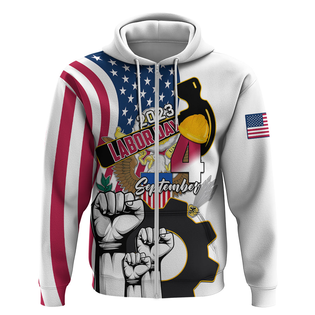 United States Labor Day Hoodie Happy Labor Day 4th September - Wonder Print Shop