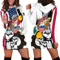United States Labor Day Hoodie Dress Happy Labor Day 4th September - Wonder Print Shop