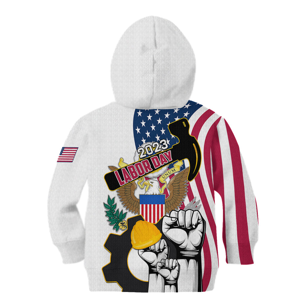 United States Labor Day Kid Hoodie Happy Labor Day 4th September - Wonder Print Shop
