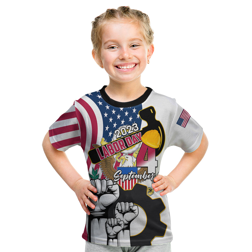 United States Labor Day Kid T Shirt Happy Labor Day 4th September - Wonder Print Shop