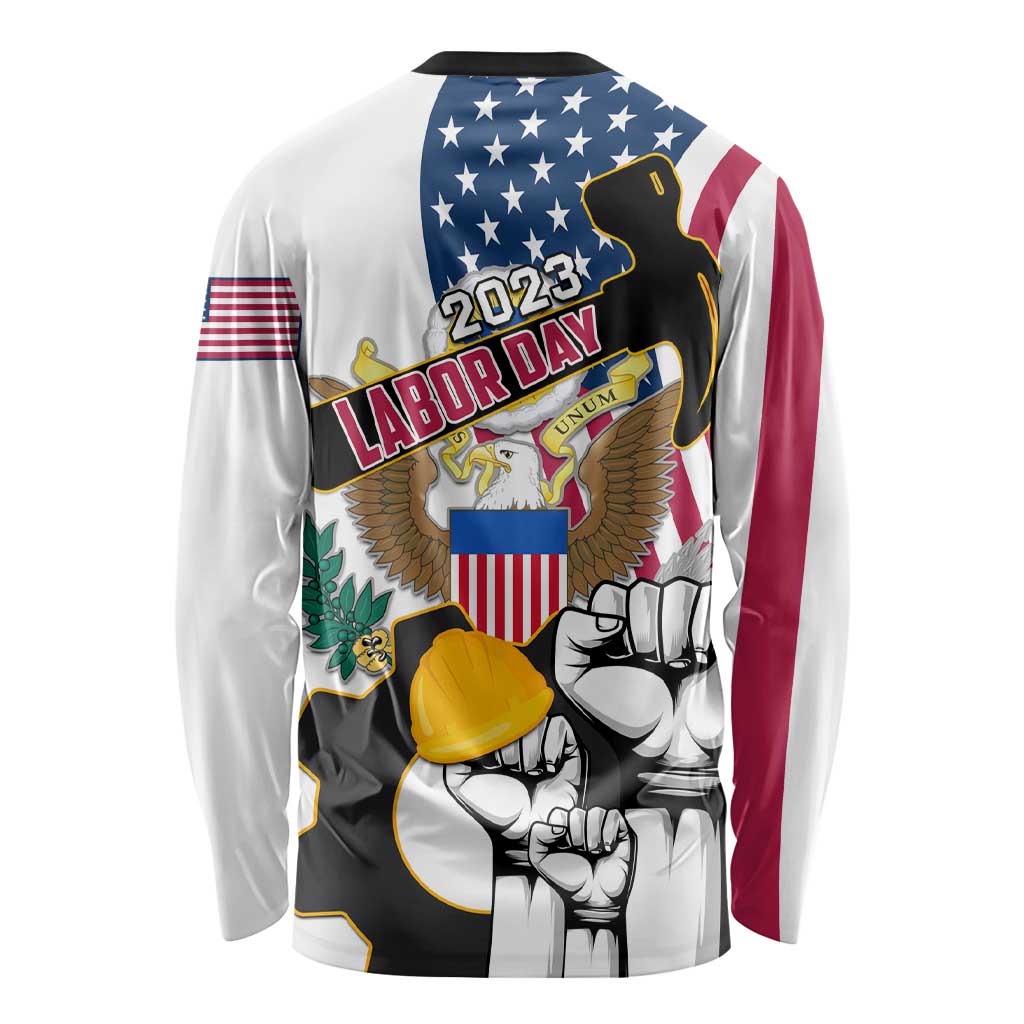 United States Labor Day Long Sleeve Shirt Happy Labor Day 4th September LT01