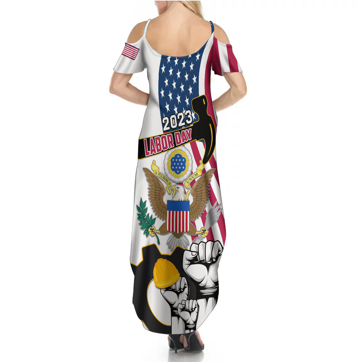United States Labor Day Summer Maxi Dress Happy Labor Day 4th September - Wonder Print Shop
