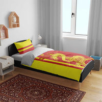 Custom China Bedding Set Chinese Dragon With Eiffel Tower - Wonder Print Shop