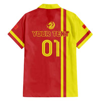 Custom China Family Matching Off Shoulder Maxi Dress and Hawaiian Shirt Chinese Dragon With Eiffel Tower - Wonder Print Shop