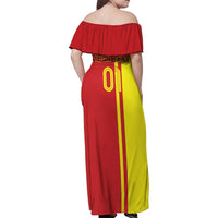 Custom China Family Matching Off Shoulder Maxi Dress and Hawaiian Shirt Chinese Dragon With Eiffel Tower - Wonder Print Shop