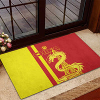 Custom China Rubber Doormat Chinese Dragon With Eiffel Tower - Wonder Print Shop