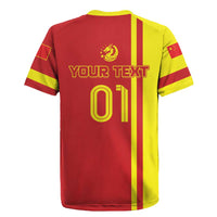 Custom China Rugby Jersey Chinese Dragon With Eiffel Tower - Wonder Print Shop