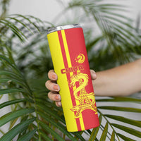 China Skinny Tumbler Chinese Dragon With Eiffel Tower - Wonder Print Shop