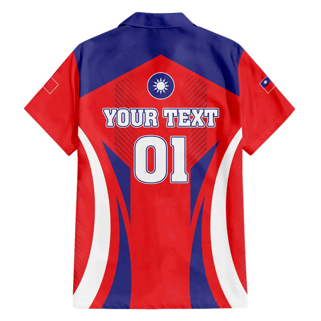 Custom Taiwan Family Matching Summer Maxi Dress and Hawaiian Shirt Taiwanese Sporty Flag Style - Wonder Print Shop