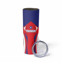 Taiwan Skinny Tumbler Taiwanese Sporty Flag Style - Wonder Print Shop