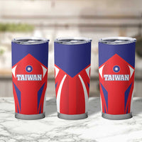 Taiwan Tumbler Cup Taiwanese Sporty Flag Style - Wonder Print Shop