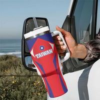 Taiwan Tumbler With Handle Taiwanese Sporty Flag Style - Wonder Print Shop