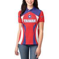 Custom Taiwan Women Polo Shirt Taiwanese Sporty Flag Style - Wonder Print Shop
