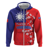 Personalized Proud To Be Taiwanese Hoodie Flag Map Plum Blossom - Wonder Print Shop