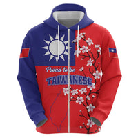 Personalized Proud To Be Taiwanese Hoodie Flag Map Plum Blossom - Wonder Print Shop