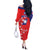 Personalized Proud To Be Taiwanese Off The Shoulder Long Sleeve Dress Flag Map Plum Blossom - Wonder Print Shop