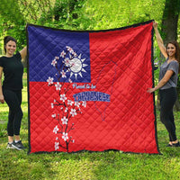Personalized Proud To Be Taiwanese Quilt Flag Map Plum Blossom - Wonder Print Shop