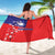 Personalized Proud To Be Taiwanese Sarong Flag Map Plum Blossom - Wonder Print Shop
