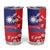 Proud To Be Taiwanese Tumbler Cup Flag Map Plum Blossom - Wonder Print Shop