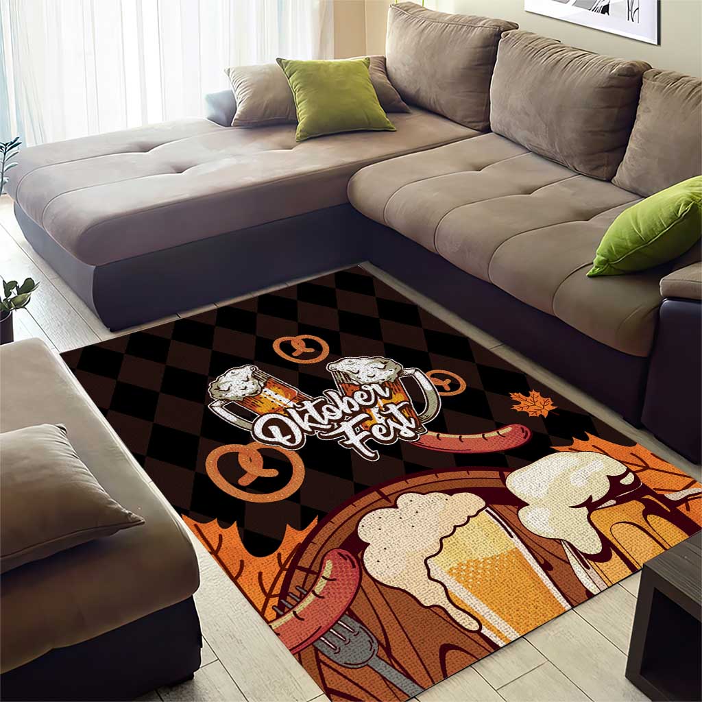 Oktoberfest German Beer Festival Celebration Area Rug - Wonder Print Shop