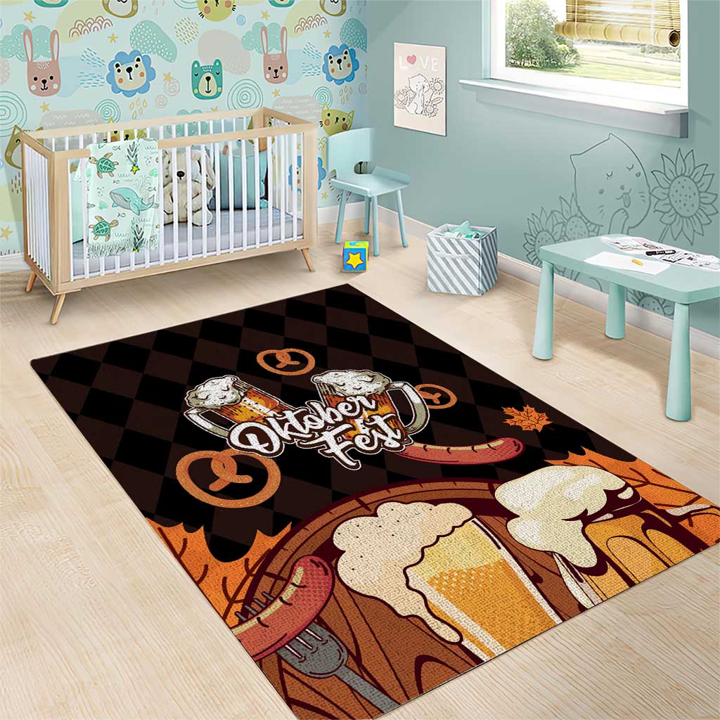 Oktoberfest German Beer Festival Celebration Area Rug - Wonder Print Shop