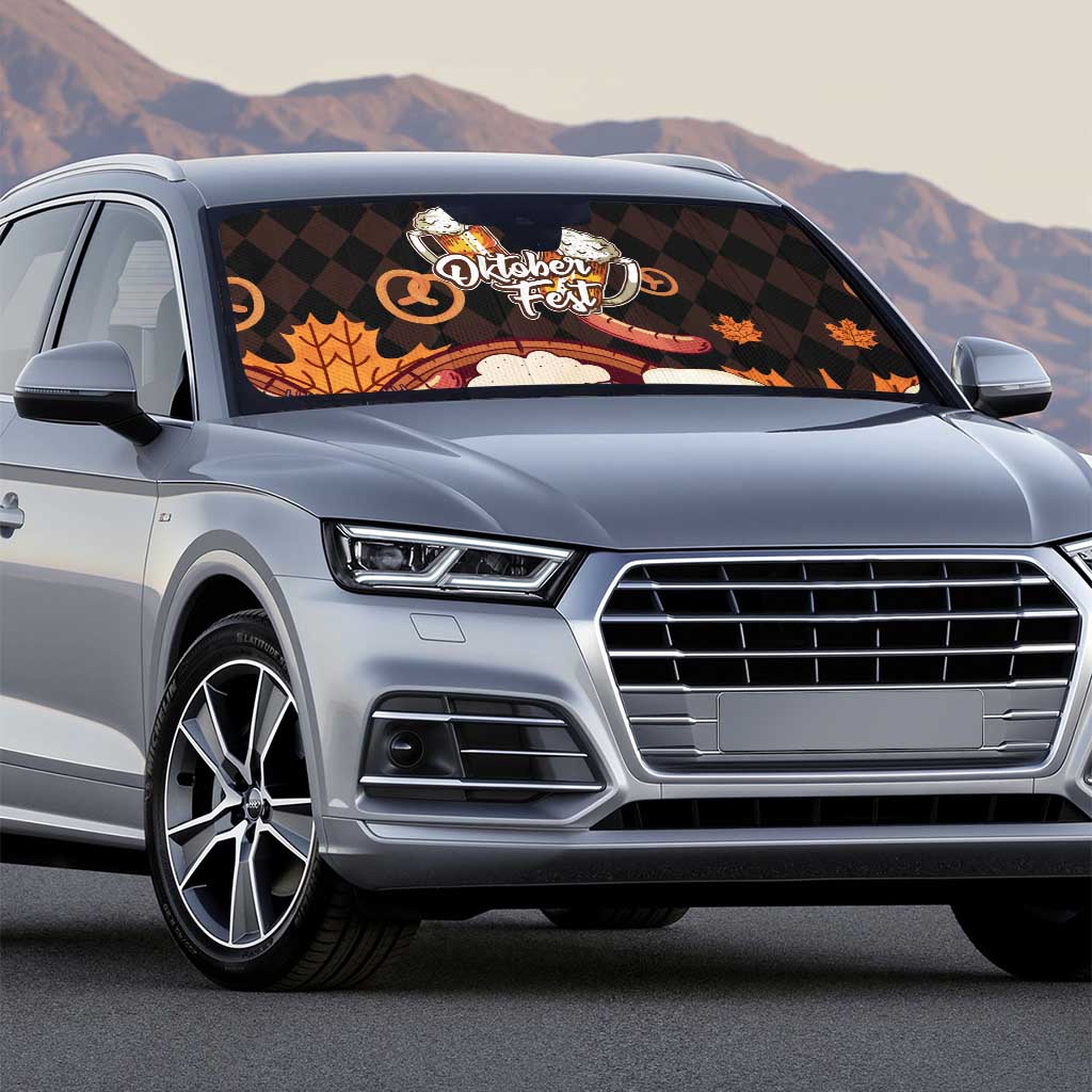 Oktoberfest German Beer Festival Celebration Auto Sun Shade - Wonder Print Shop