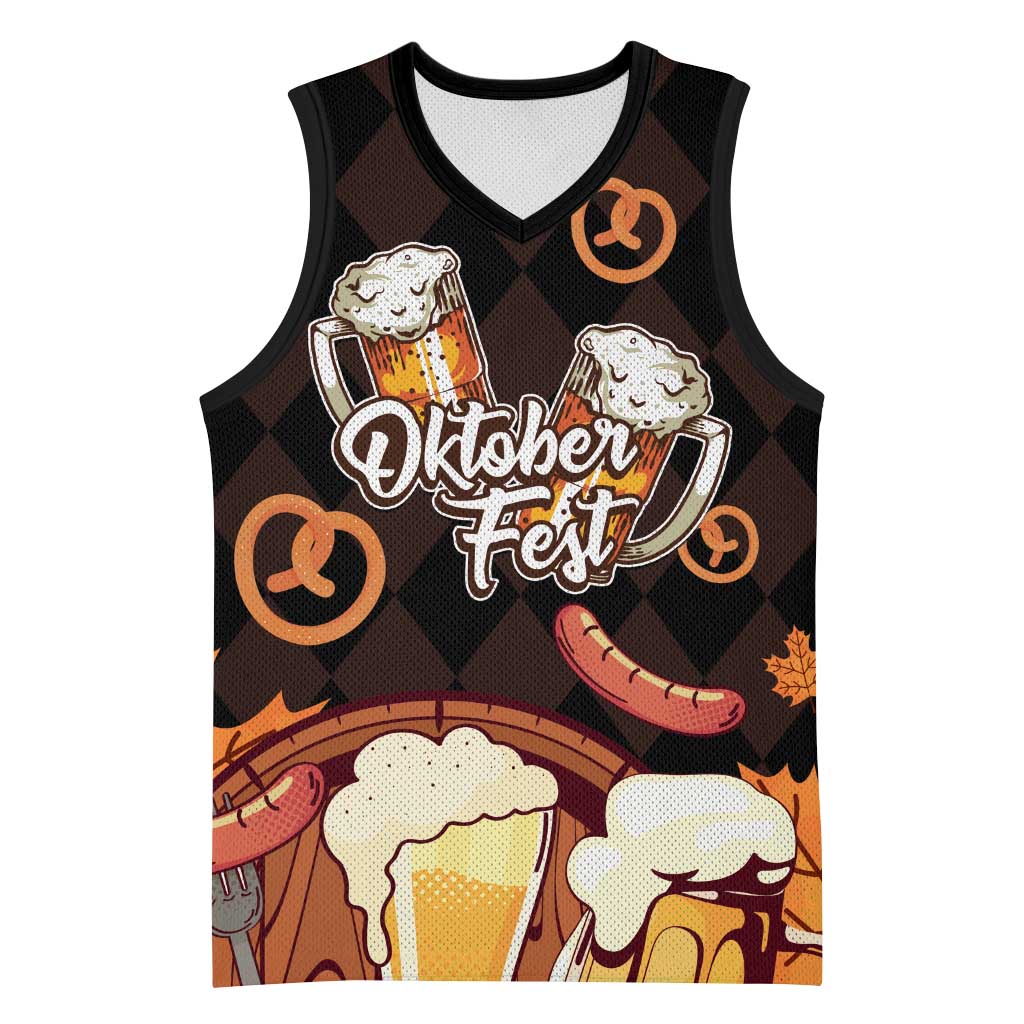Oktoberfest German Beer Festival Celebration Basketball Jersey - Wonder Print Shop