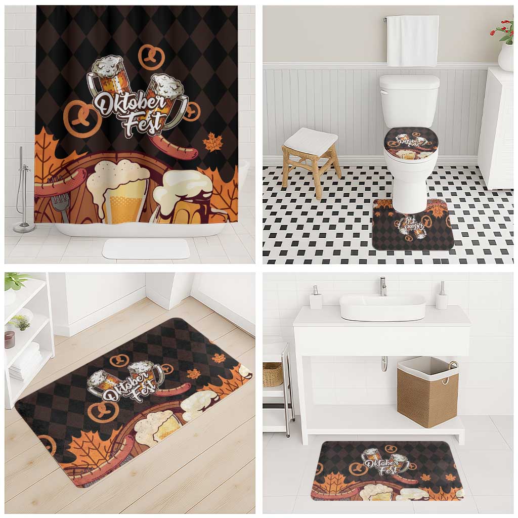 Oktoberfest German Beer Festival Celebration Bathroom Set - Wonder Print Shop
