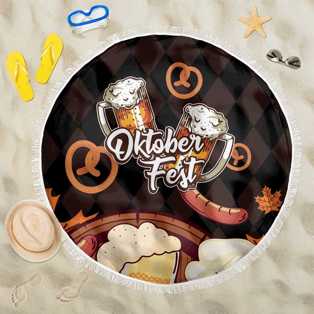 Oktoberfest German Beer Festival Celebration Beach Blanket - Wonder Print Shop
